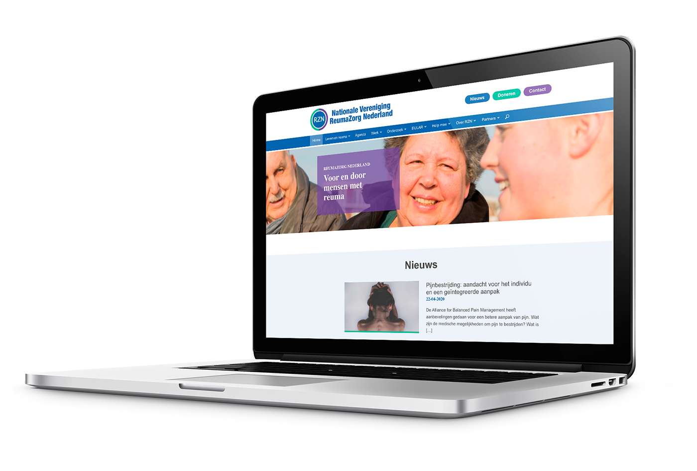 Website ReumaZorg Nederland